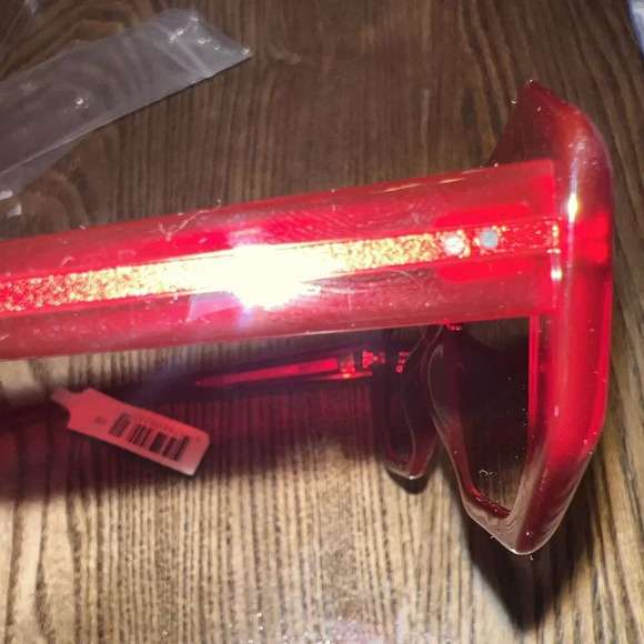 GARRETT LEIGHT-JACQUELINE CHE/SFPU Oval Sunglasses Cherry Semiflat Purple - Picture 6 of 7